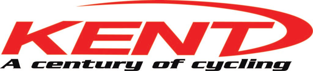 Kent International Logo in red (a century of cycling written below)